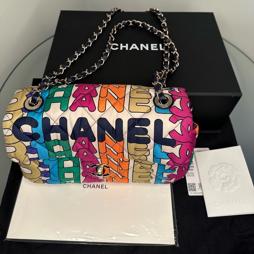 Brand NEW! CHANEL - Fabric Multicolor Flap Bag:  HIGHLY COVETED -100% Authentic